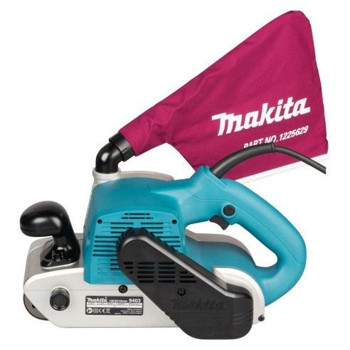 Makita 9403J Levigatrice a nastro 1.200W, vel. vuoto 500m/min, nastro: 100x610mm