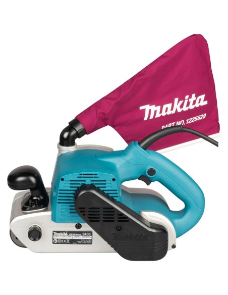 Makita 9403J Levigatrice a nastro 1.200W, vel. vuoto 500m/min, nastro: 100x610mm