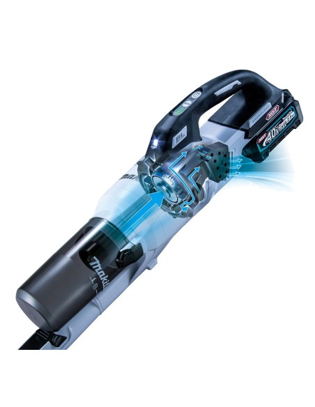Makita CL003GZ Scopa elettrica BLmotor 40Vmax XGT®. 4velocità - Sistema ciclonico