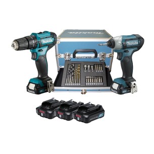 Makita CLX228SAX2 Kit Avvitatori percussione e impulsi 12V con 3 Batterie