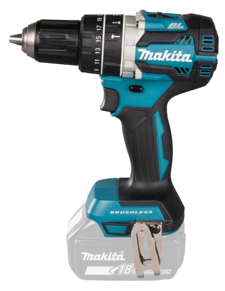 Trapano avvitatore a percussione DHP484 Makita 18V, 65Nm (senza batterie, senza valigetta)