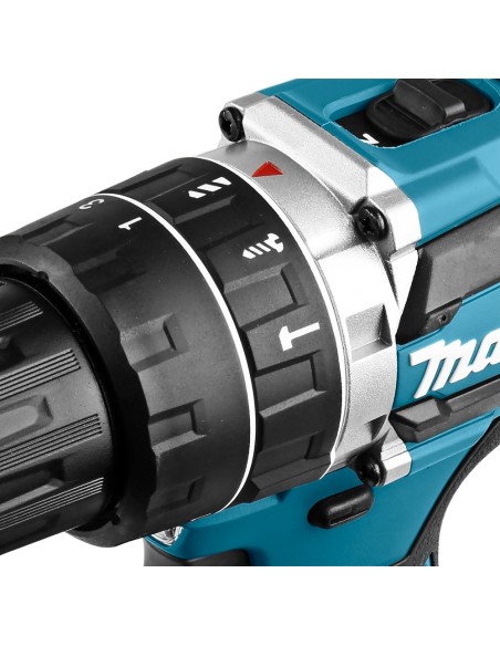 Trapano avvitatore a percussione DHP484 Makita 18V, 65Nm (senza batterie, senza valigetta)