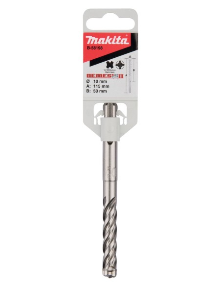 Makita B-58198 Punta Sds-Plus Nemesis Ø10x115mm 4T