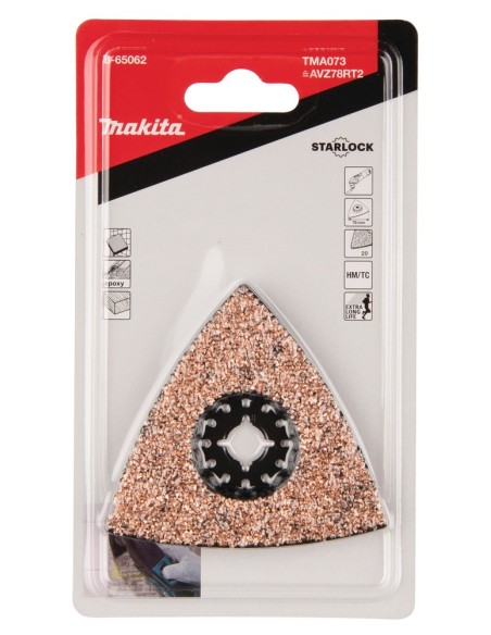 Makita B-65062 Lama abrasiva 78mm TMA73 (legno, piastrelle, resina)