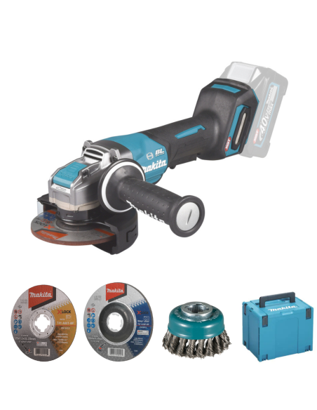 Makita GA047GZ01 Smerigliatrice angolare GA047GZ01 Makita 40V, d. 125mm, 8.500 g/min - Senza batteria