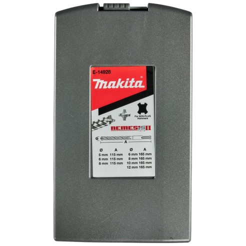 Makita E-14928 Kit punte Sds-Plus Nemesis (7pz.) d. 5,6,8,10,12