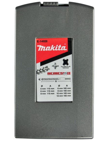 Makita E-14928 Kit punte Sds-Plus Nemesis (7pz.) d. 5,6,8,10,12