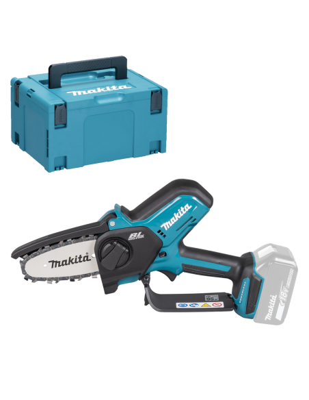 Makita DUC101ZJ Potatore a catena 18V, barra 100mm - Senza batteria